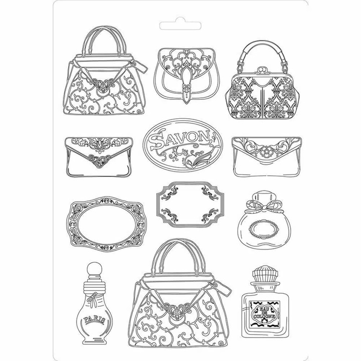 Lágy PVC öntőforma - A4 - Parfüméria