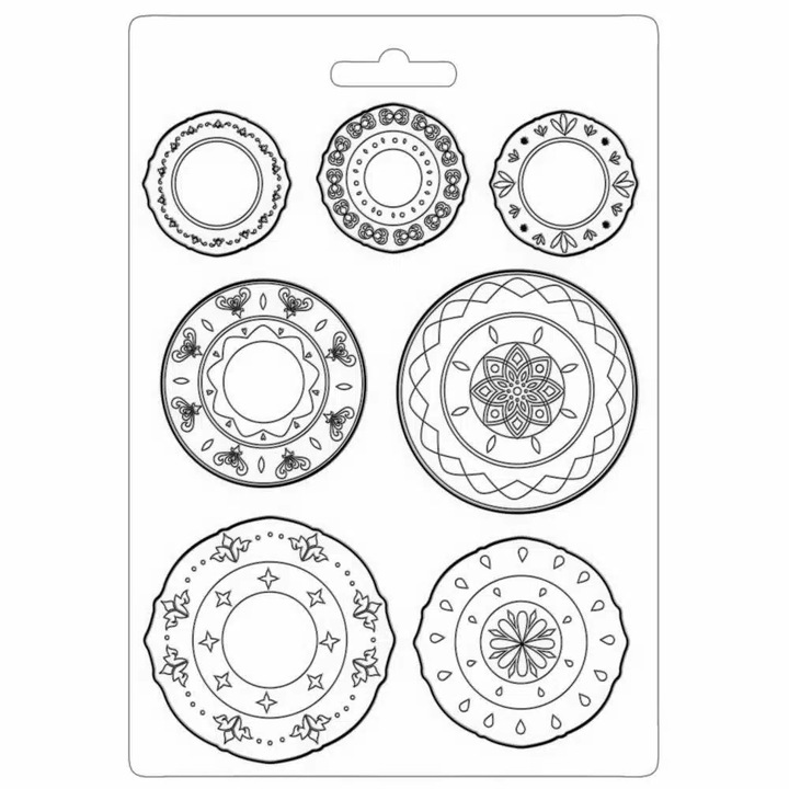 Lágy PVC nyomóforma A5 - Casa Granada tányérok