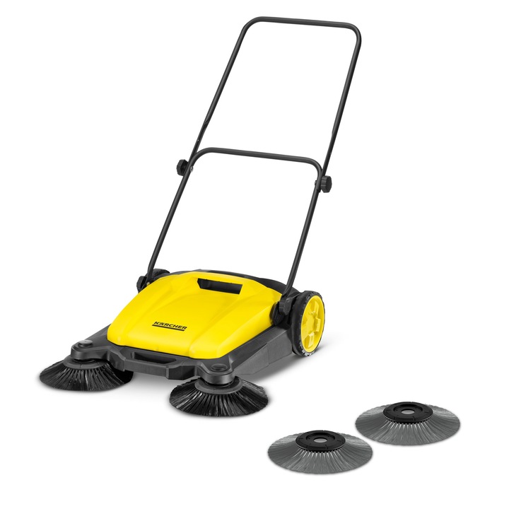 Masina de maturat manuala Karcher S 3 Twin 2-in-1, latime maturare 650mm, recipient 16 litri