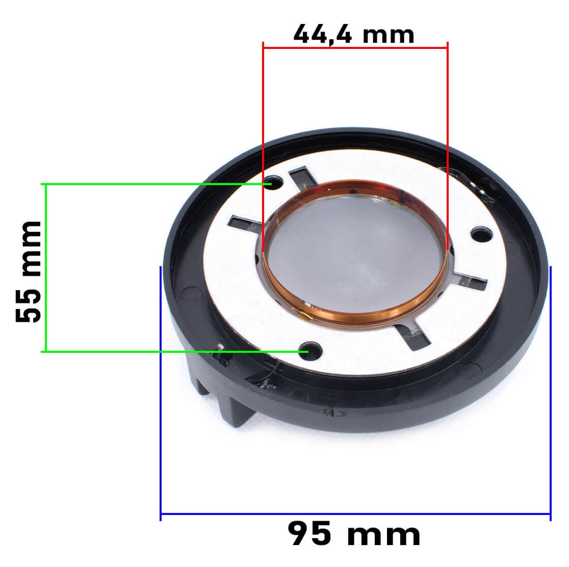 Thunder CP385 (1,75″ = 44,4 mm) tweeter, diafragmă de service