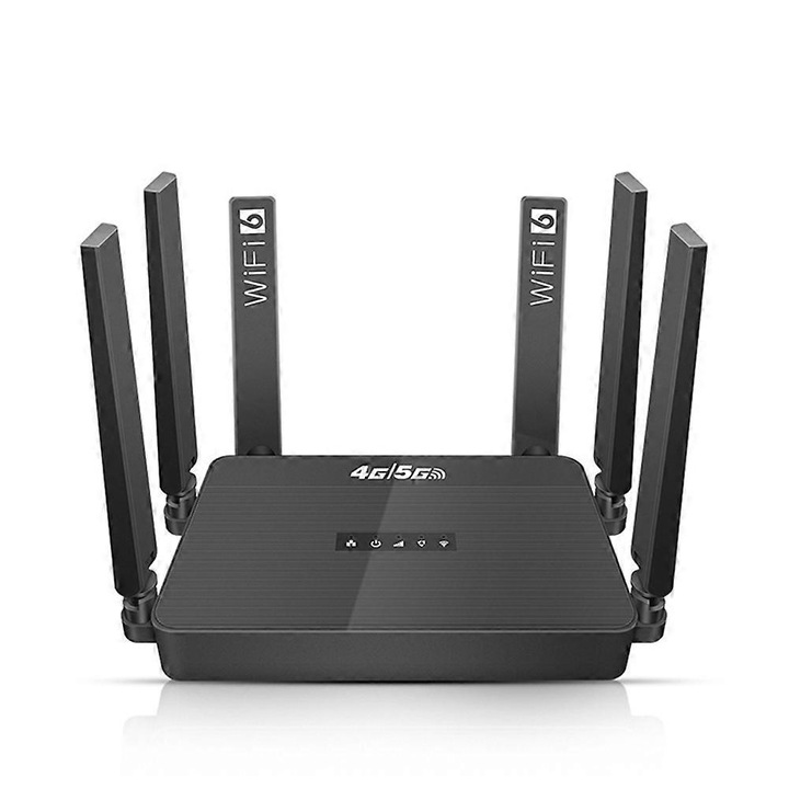 5G 4G LTE vezeték nélküli router, 32 felhasználót támogat, levehető antennák, WiFi/Ethernet csatlakozás
