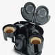 Cafetiera dubla Severin, capacitate 1 litru/recipient - 16 cesti, ideal pentru utilizare zilnica acasa/birou/HoReCa, mentine temperatura ideala, sistem de filtrare eficient, buton on/off pentru fiecare unitate, oprire automata, indicator nivel apa, negru