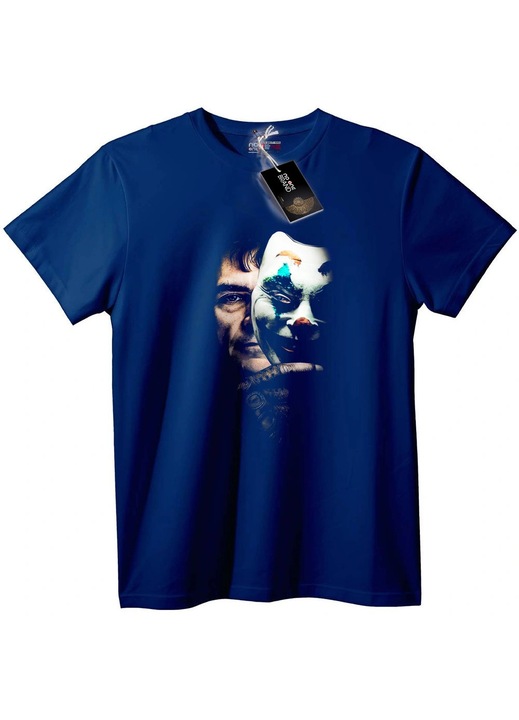 Tricou Joker Mască, Bleumarin