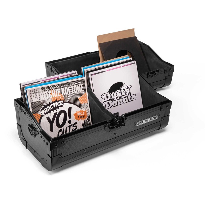 Reloop 7″ Record Case 150 Black Bakelit lemez tartó (Fekete)
