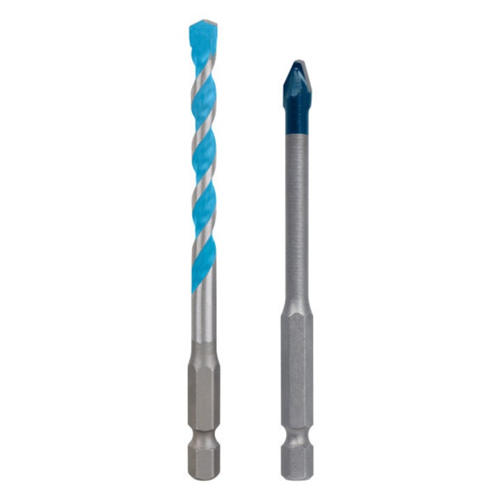 BOSCH EXPERT HEX-9 Hard Ceramic + Univerzális fúrószár 6 mm 1/4" bitbefogással (2 db)