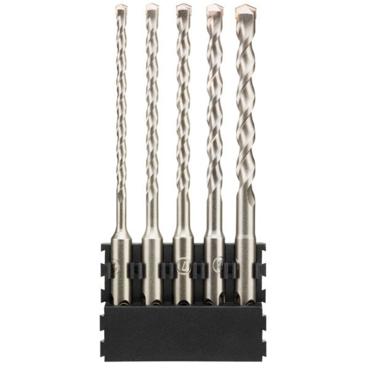 DEWALT Kőzetfúró készlet 5 részes SDS-Plus (5, 5 / 6 / 7 / 8 / 10 x 160 mm)