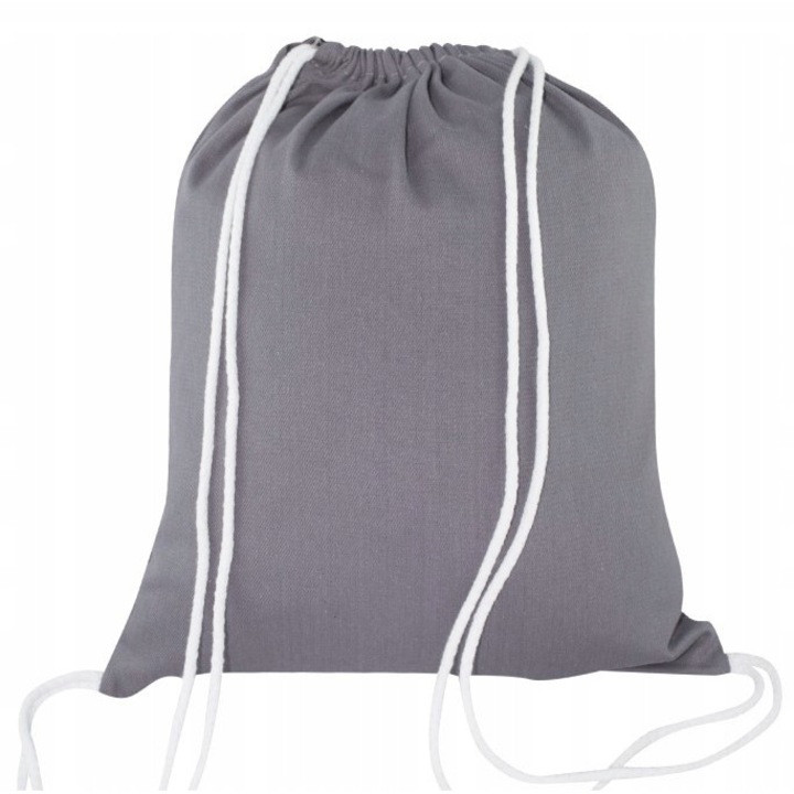 Rucsac urban Allbag, 34x40cm, gri, bumbac 135g