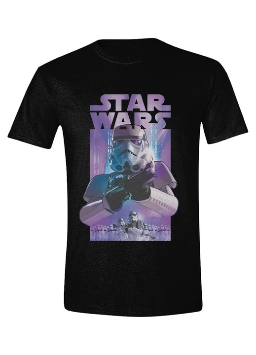 Férfi póló Pcmerch Star Wars Stormtrooper, többszínű, 100% pamut, L INTL