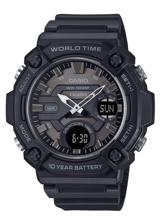 Casio Мъжки сив Casio-AEQ-120W-1BVEF