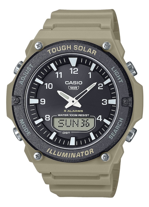 Casio Мъжки кафяв Casio-AQ-S820W-5AVEF