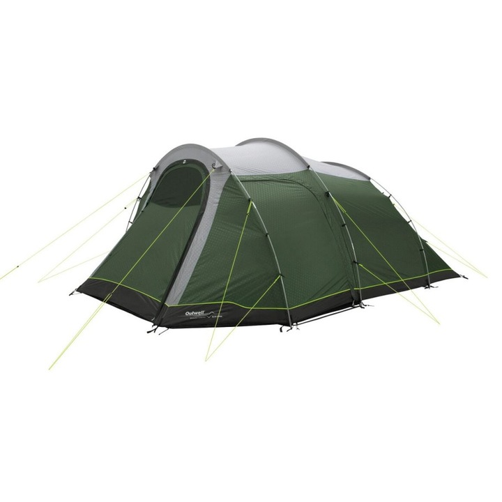Палатка за къмпинг тип тунел, с 2 стаи, за 5 души, 435x340x180 см, Outwell Tent Earth 5 Plus