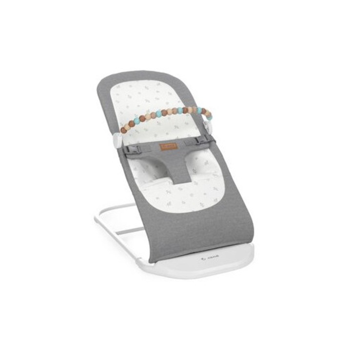 Balansoar, Jane, Baluu, Pliabil, Cu bara de jucarii si spatar reglabil in 3 pozitii, Conform cu standardul european de siguranta EN 12790:2023, Mist