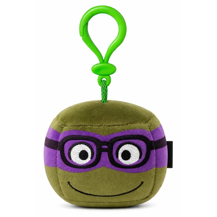 Jucărie Plus Ninja Turtle, Donatello, Antistres, Verde/Violet, 6x12cm