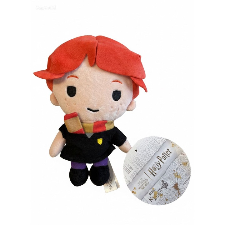 Jucărie Plus Harry Potter Ron Weasley, 25 cm, material textil, pentru băieți