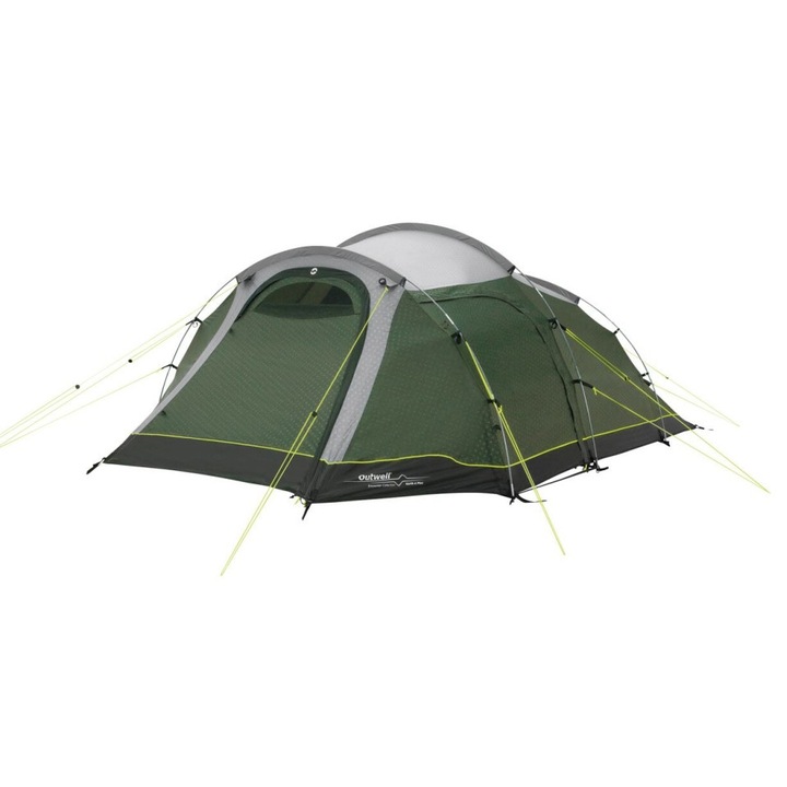 Палатка за къмпинг тип тунел, с 2 стаи, за 4 души, 420x260x140 см, Outwell Tent Earth 4 Plus