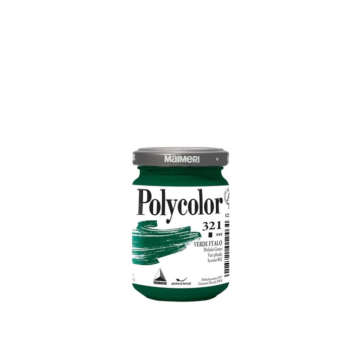 Vopsea acrilică Polycolor, verde, 140 ml