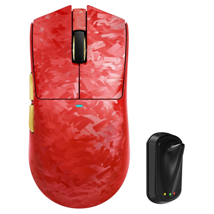 Egér Gaming, ATTACK SHARK, Attack Shark X11 Ultra, piros
