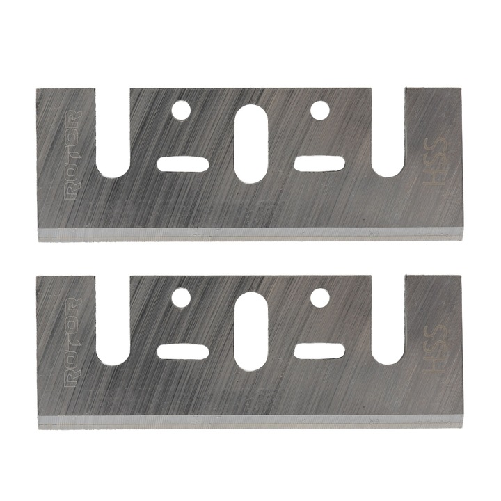 Lama pentru rindea electrica 82 mm, set 2 bucati ROTOR