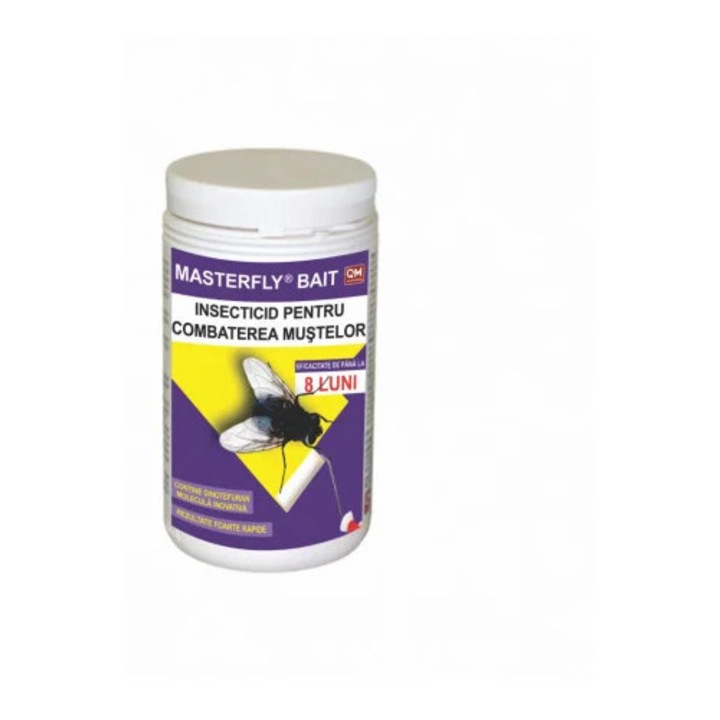 Insecticid Masterfly Bait 500 g pentru combaterea mustelor, cu feromon, acțiune rapidă