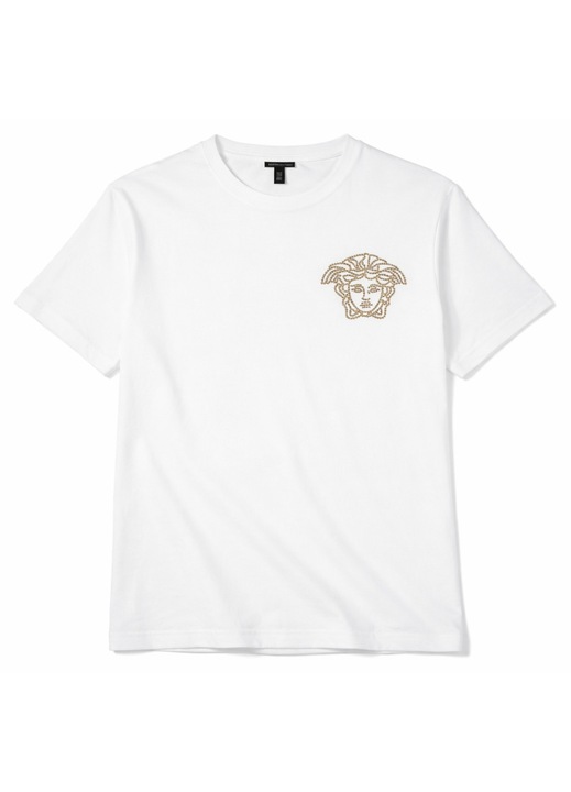 Tricou dama Versace, alb, bumbac, marime 40