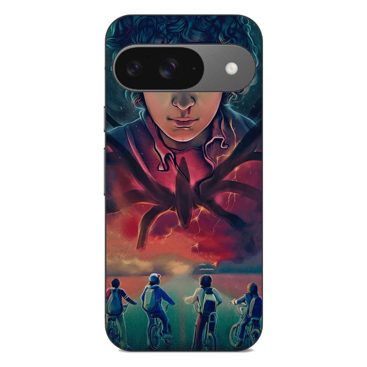 Husa compatibila cu Google Pixel 9 Silicon Gel Tpu Model Stranger Things Cartoon