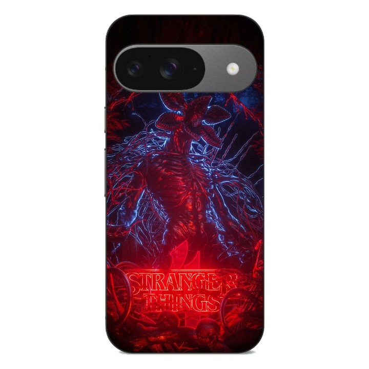 Husa compatibila cu Google Pixel 9 Silicon Gel Tpu Model Stranger Things Demogorgon