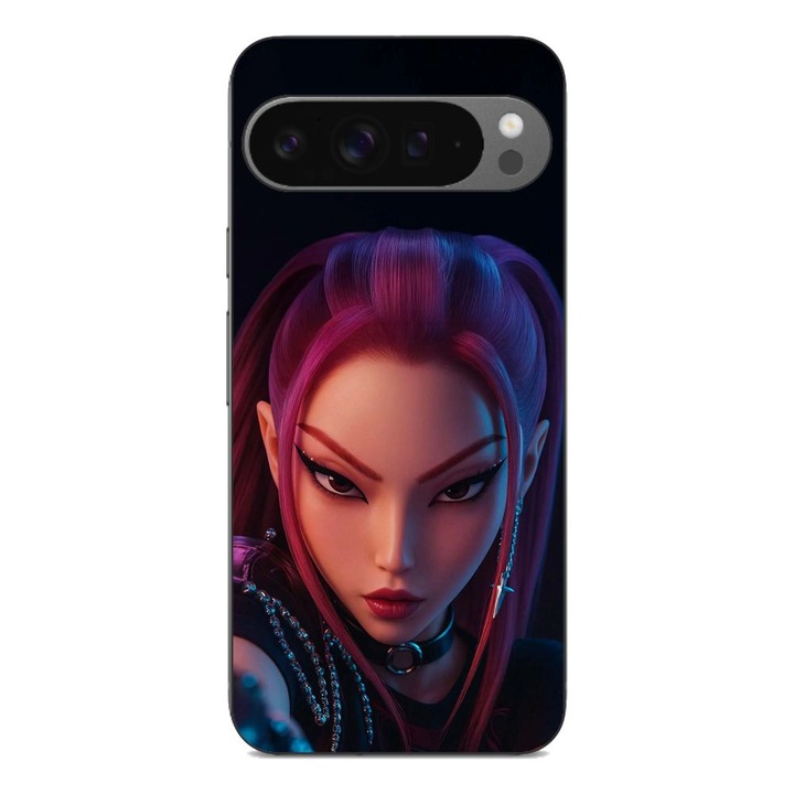 Husa compatibila cu Google Pixel 9 Pro XL Silicon Gel Tpu Model KPop Demon Hunters Beautiful Mira