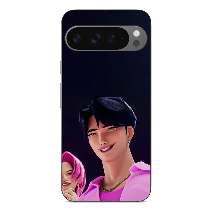Husa compatibila cu Google Pixel 9 Pro XL Silicon Gel Tpu Model KPop Demon Hunters Saja Cool