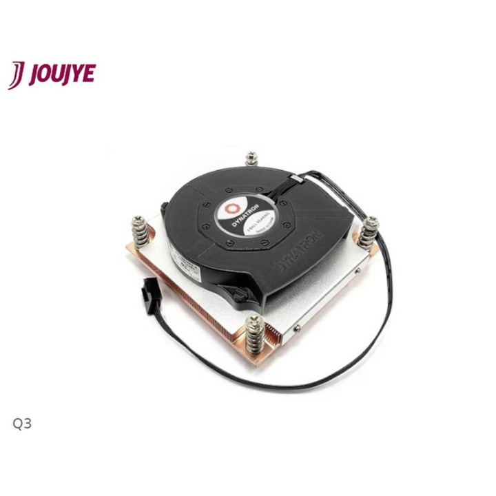 Охладител за процесор Dynatron Q3, меден, 90x28x92mm, за цокъл Intel 1700, 4-пинов PWM вентилатор