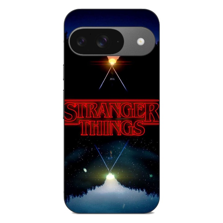 Husa compatibila cu Google Pixel 9 Silicon Gel Tpu Model Stranger Things Sunset