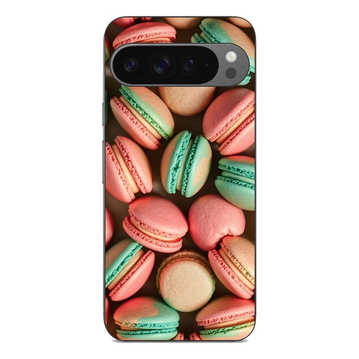 Husa compatibila cu Google Pixel 9 Pro XL Silicon Gel Tpu Model Tasty Macarons