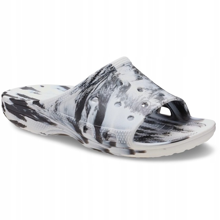 Crocs, Slapi, Saturday Marbled Slide, Gri