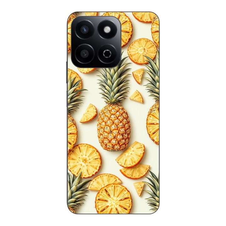 Husa compatibila cu Honor 200 Smart Silicon Gel Tpu Model Juicy Pineapple