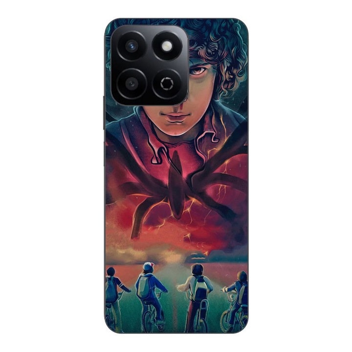 Husa compatibila cu Honor 200 Smart Silicon Gel Tpu Model Stranger Things Cartoon