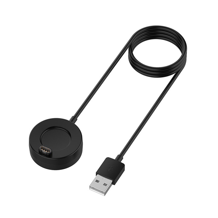 Încărcător wireless Techsuit, 5W, 1m, negru, cu suport de birou