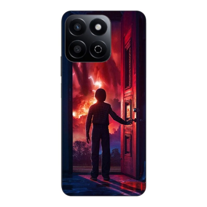 Husa compatibila cu Honor 200 Smart Silicon Gel Tpu Model Stranger Things Door to Hell