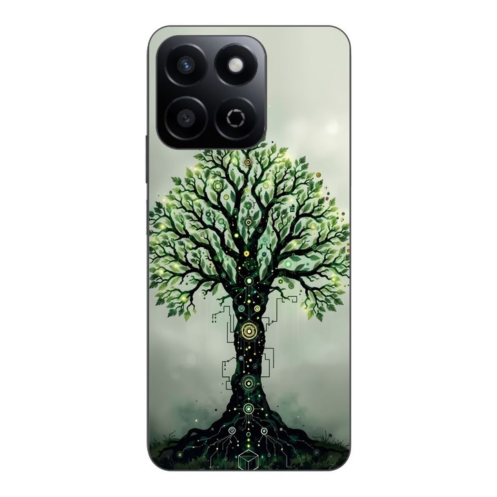Husa compatibila cu Honor 200 Smart Silicon Gel Tpu Model Mystical Tree