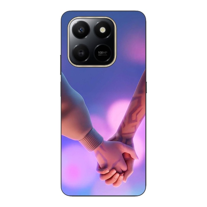 Husa compatibila cu Honor X7d Silicon Gel Tpu Model KPop Demon Hunters Couples Hands