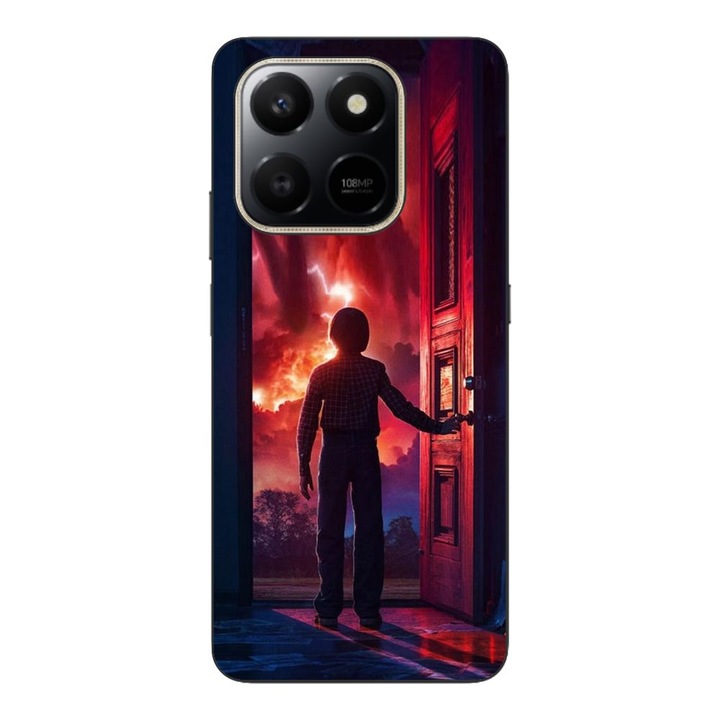 Husa compatibila cu Honor X7d Silicon Gel Tpu Model Stranger Things Door to Hell