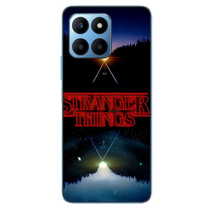 Husa compatibila cu Honor 70 Lite Silicon Gel Tpu Model Stranger Things Sunset