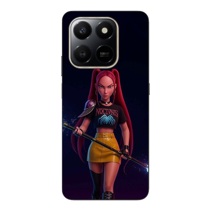 Husa compatibila cu Honor X7d Silicon Gel Tpu Model KPop Demon Hunters Mira Fight