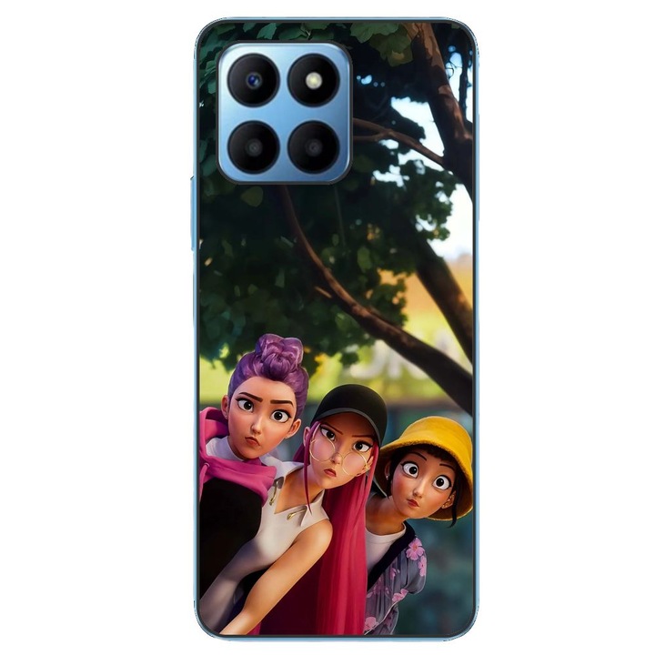 Husa compatibila cu Honor 70 Lite Silicon Gel Tpu Model KPop Demon Hunters Shy Girls
