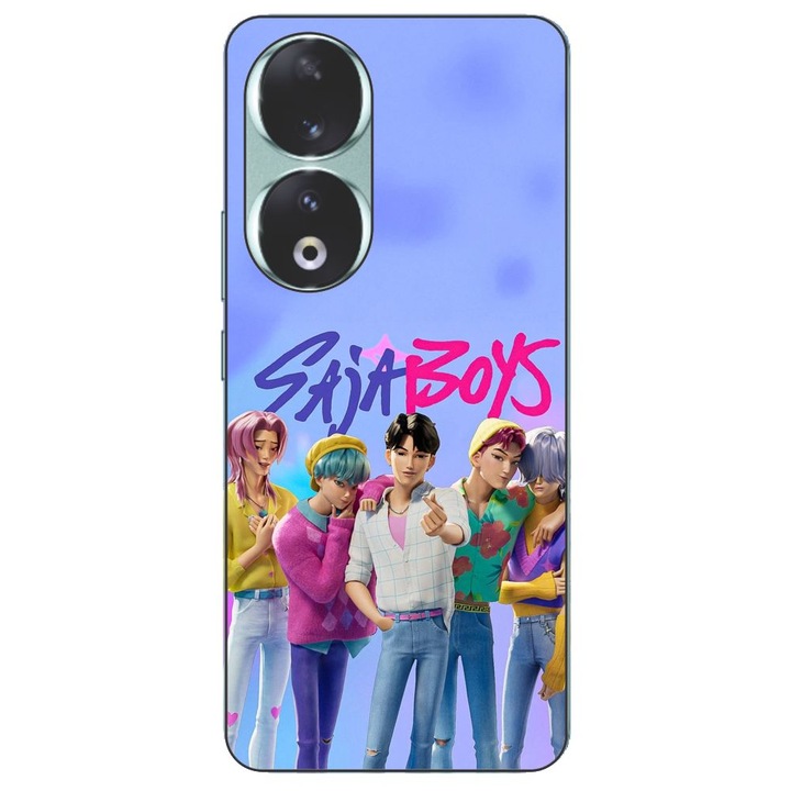Husa compatibila cu Honor 90 5G Silicon Gel Tpu Model KPop Demon Hunters Saja Boys