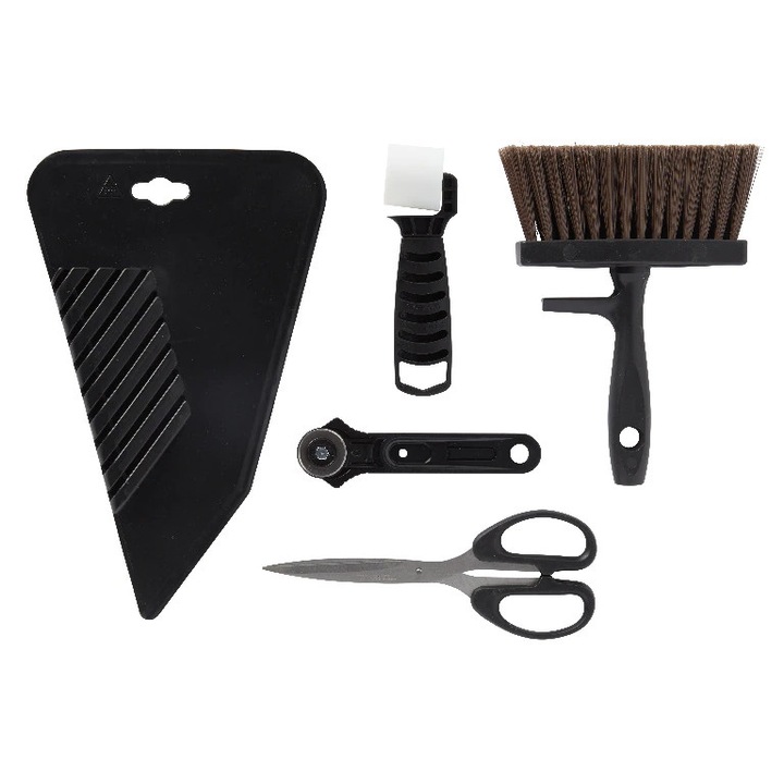 Комплект инструменти за тапети, 5 части, пластмаса