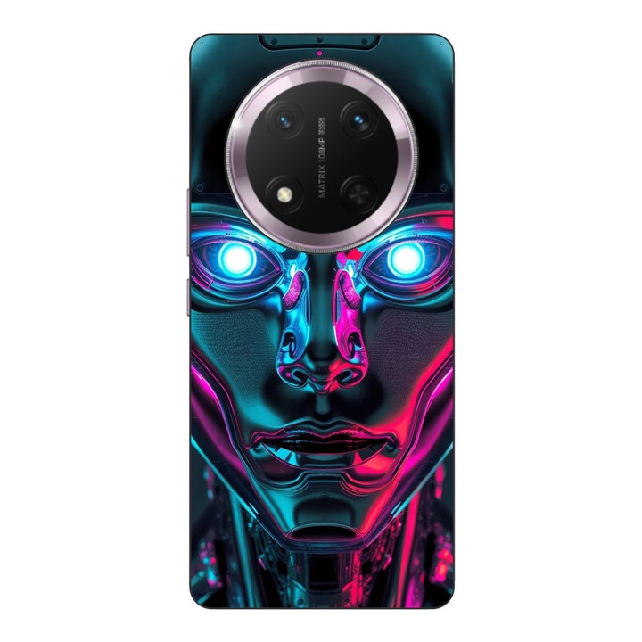 Husa compatibila cu Honor Magic7 Lite Silicon Gel Tpu Model Chrome Humanoid