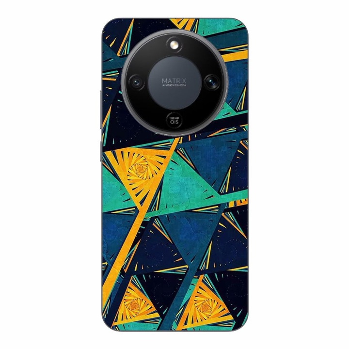 Husa compatibila cu Honor Magic8 Lite Silicon Gel Tpu Model Abstract Prism