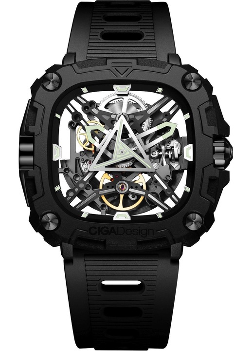 Ciga Design Мъжки черен Ciga-X051-BB01-W5B