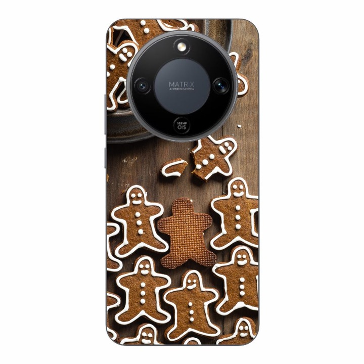 Husa compatibila cu Honor Magic8 Lite Silicon Gel Tpu Model Craciun Turta Dulce