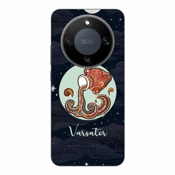 Husa compatibila cu Honor Magic8 Lite Silicon Gel Tpu Model Horoscop Varsator