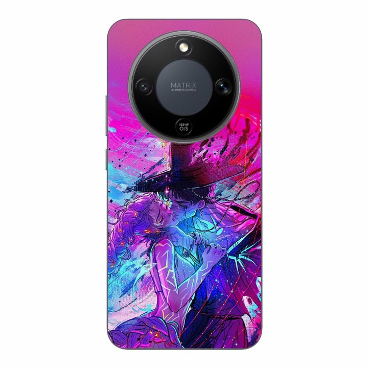 Husa compatibila cu Honor Magic8 Lite Silicon Gel Tpu Model KPop Demon Hunters Rumi and Jinu Artistic Love